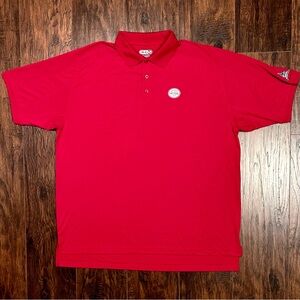 AHD By Ahead Congressional AT&T National Hosted Tiger Woods Golf Polo Shirt Red